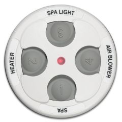 JANDY 4 FUNCTION SPA SIDE REMOTE - WHITE - 7441
