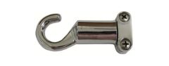 CHROME PLATED BRASS ROPE - HOOK 1/2" - AGHP52