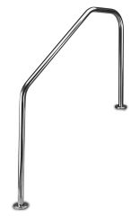 4' SS 3-BEND DECK-TO-STAIR HANDRAIL - D3S4049