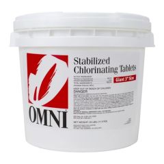STABILIZED CHLORINATING TABLETS 25 LB - TABS25